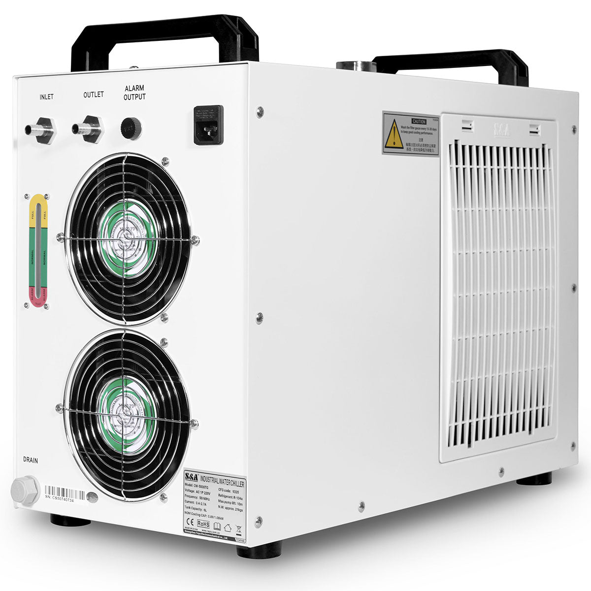 CW-5200 Active Cooling Water Chiller – 110v