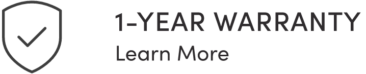 1 Year Warranty